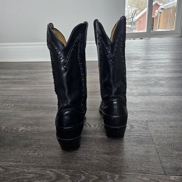 Black leather Durango Riding boots - Picture 5 of 7